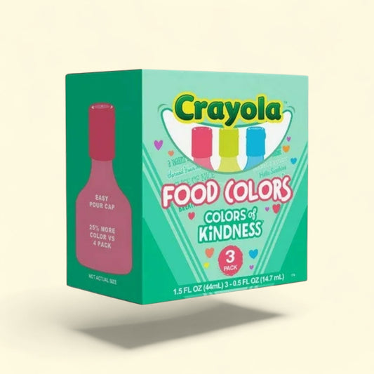Crayola Color of Kindness Food Color, 1 ounce — authentic US product shipped worldwide by Treatspree