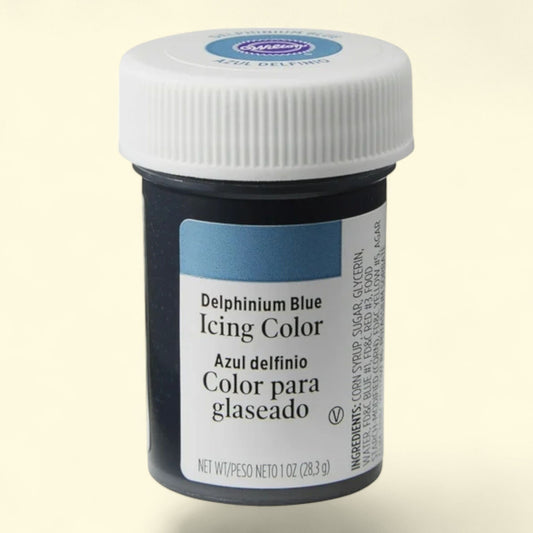 Wilton Gel Food Coloring, Delphinium Blue, 1 oz.
