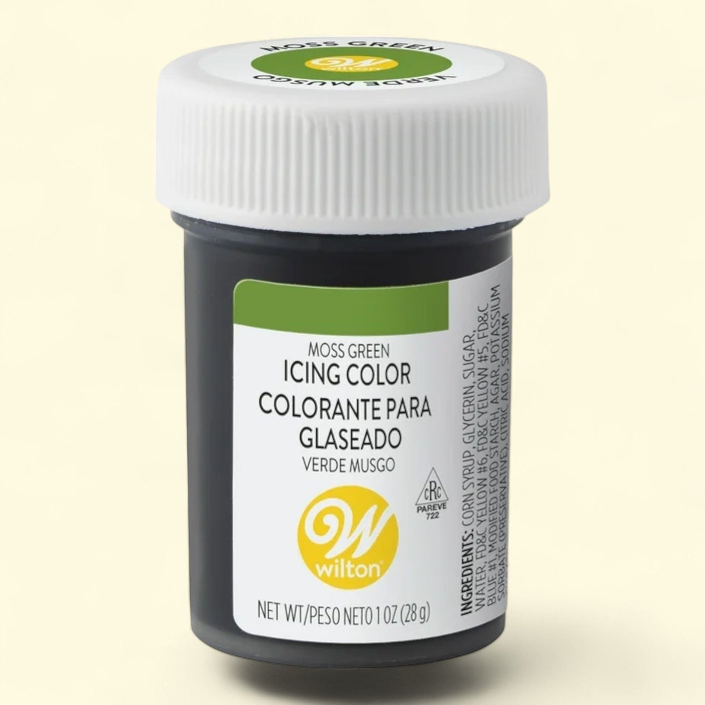 Wilton Gel Food Coloring, Moss Green, 1 oz.