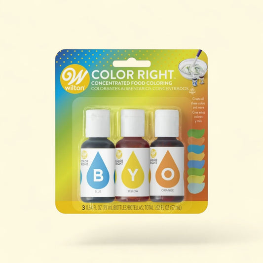 Wilton Color Right Concentrated Food Coloring Set, 1.92 oz. (Blue, ... — authentic US product shipped worldwide by Treatspree