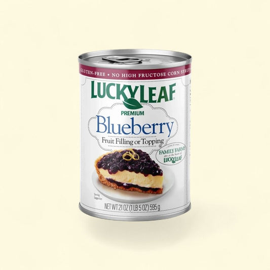Lucky Leaf Premium Blueberry Fruit Filling & Topping — authentic US product shipped worldwide by Treatspree