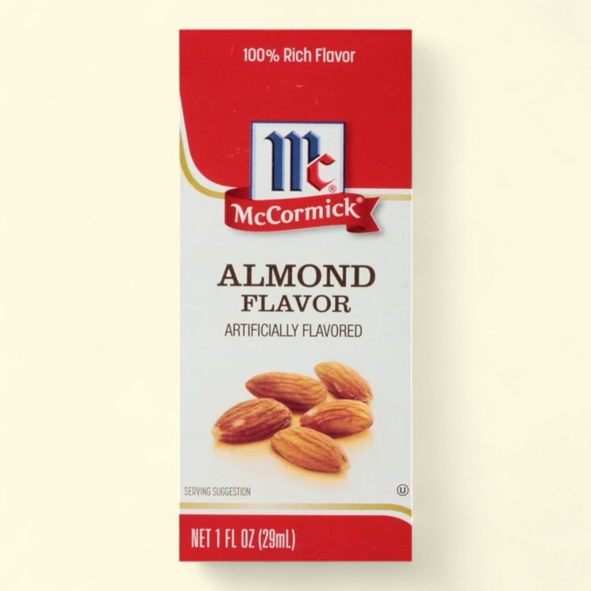 McCormick Imitation Almond Flavor, 1 fl oz — authentic US product shipped worldwide by Treatspree