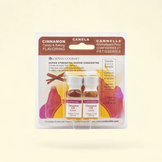 LorAnn Cinnamon Oil, .125oz 2/Pkg — authentic US product shipped worldwide by Treatspree
