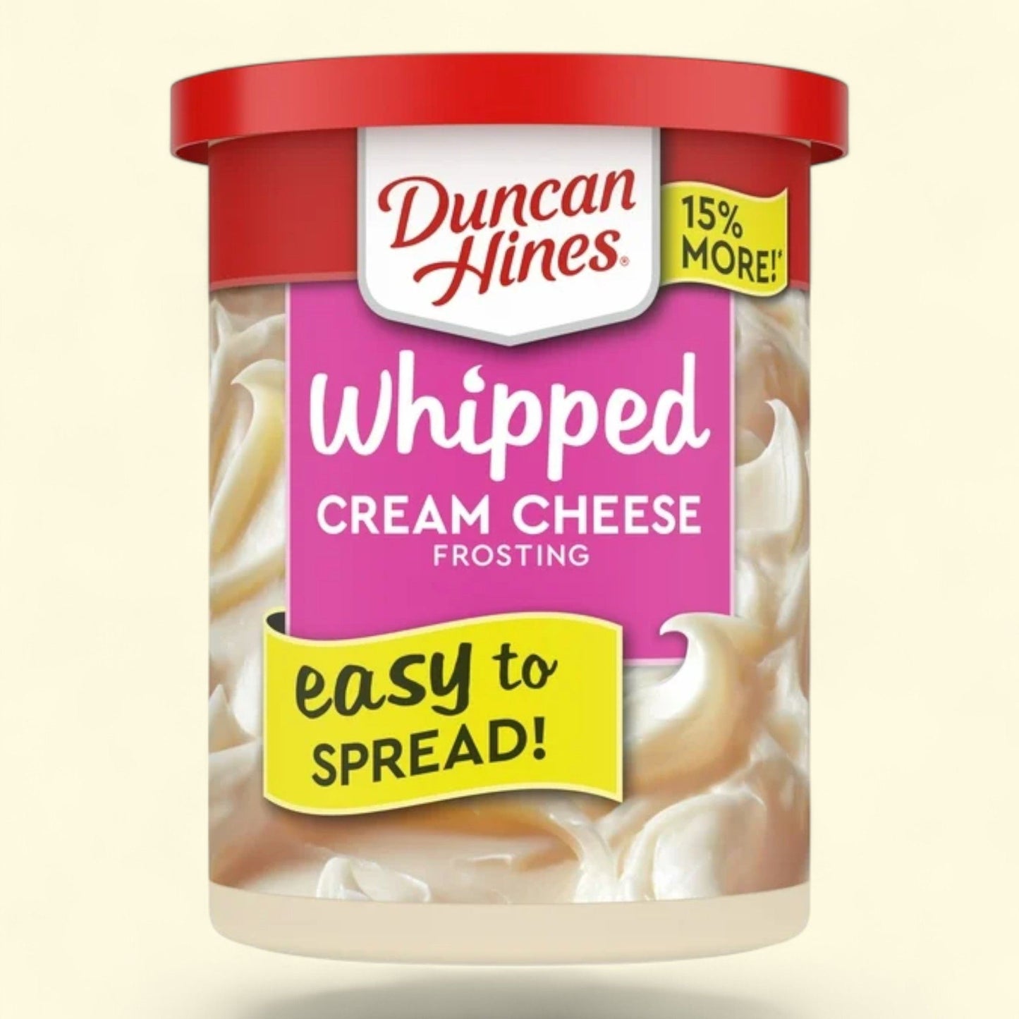 Duncan Hines Whipped Cream Cheese Frosting, 14 oz