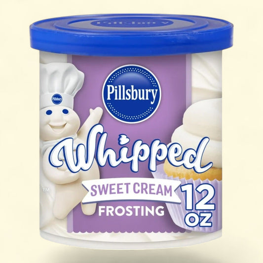 Pillsbury Whipped Sweet Cream Frosting, 12 oz