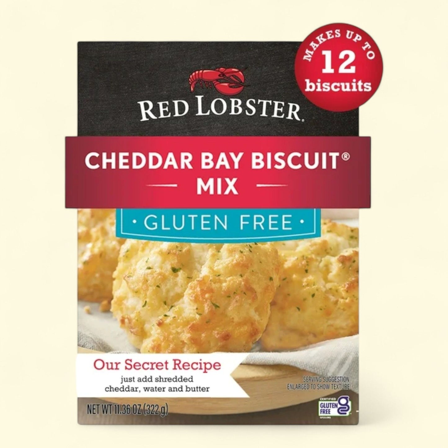 Red Lobster Cheddar Gluten Free Biscuit Mix, 11.36 Oz