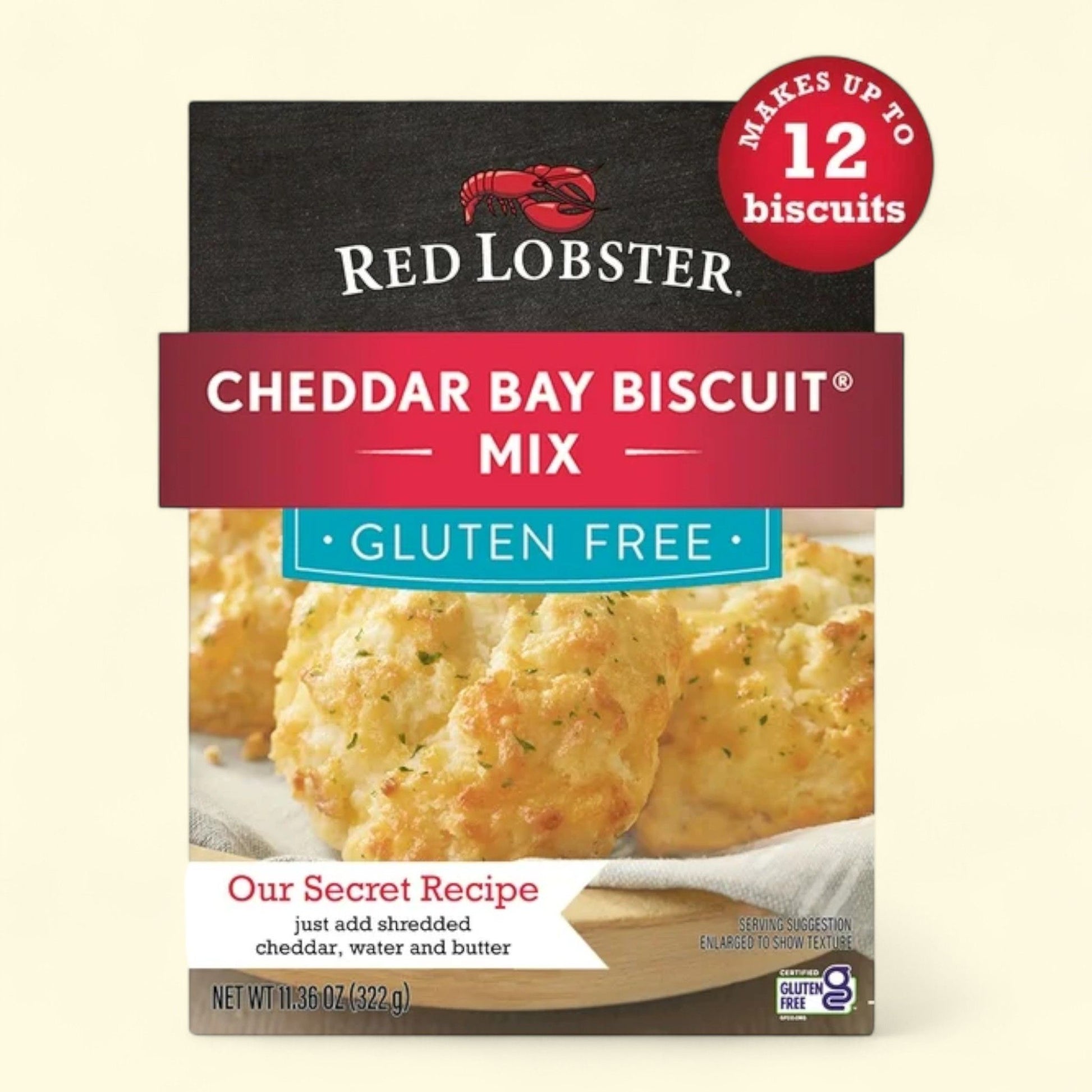 Red Lobster Cheddar Gluten Free Biscuit Mix, 11.36 Oz