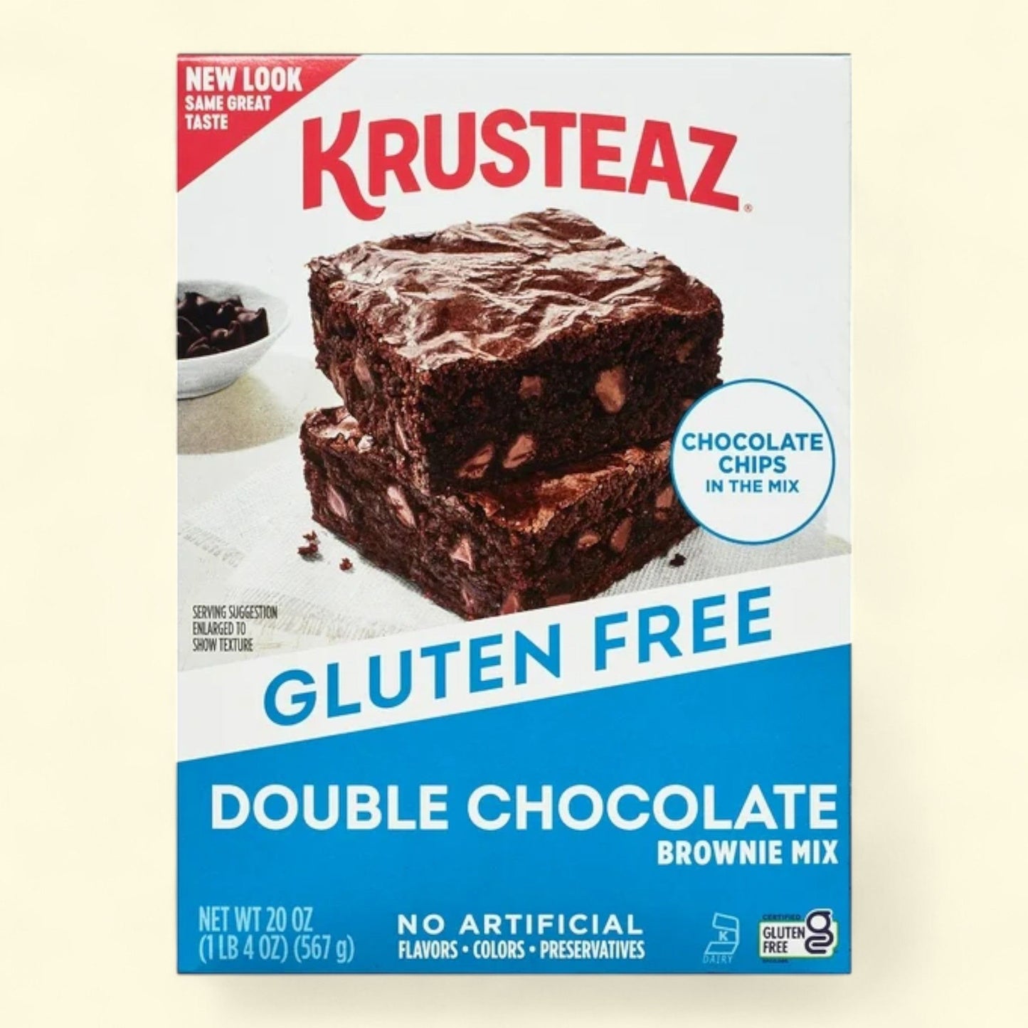 Krusteaz Double Chocolate Brownie Mix, 20 oz, Gluten Free