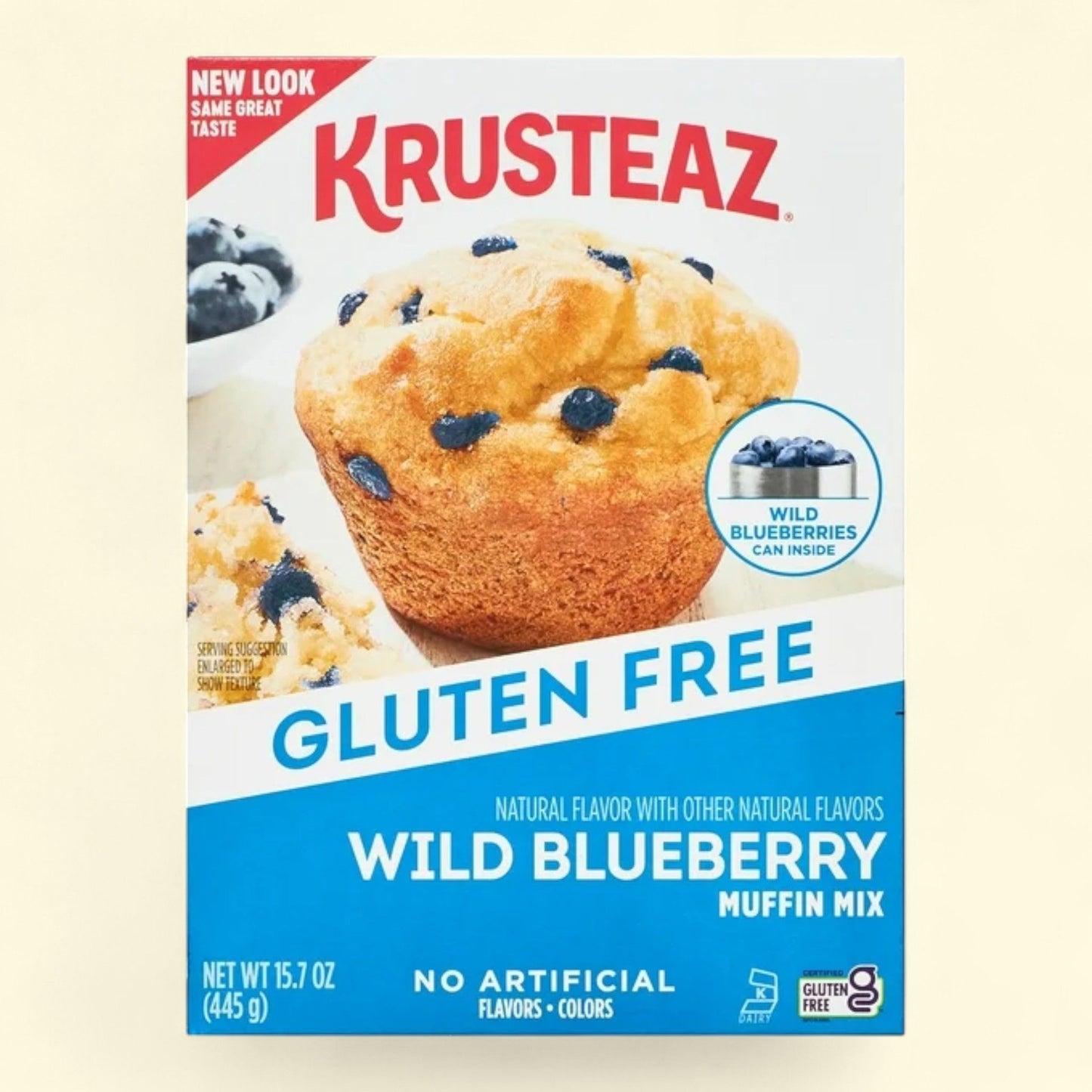 Krusteaz Blueberry Muffin Mix, 15.7 oz, Gluten Free