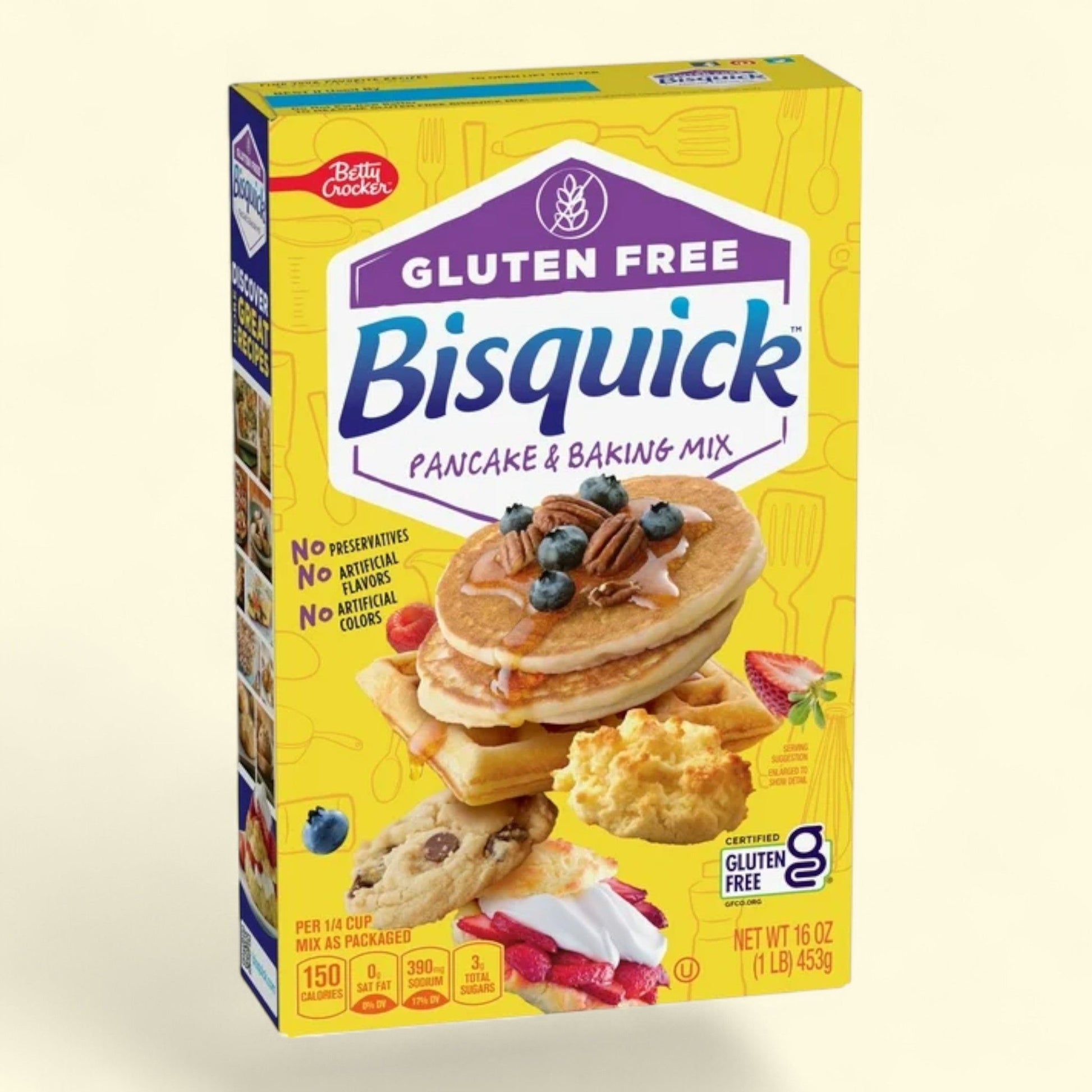 Betty Crocker Bisquick, Gluten Free Pancake and Baking Mix, 16 oz