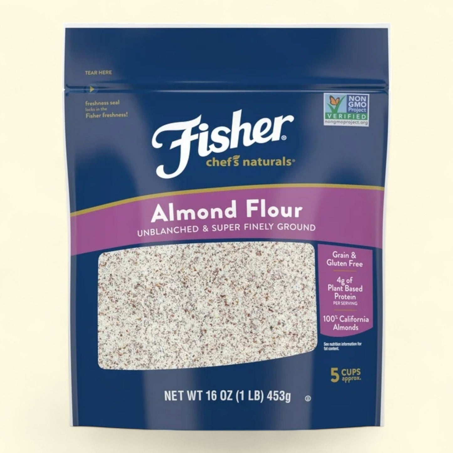 Fisher Chef's Naturals Almond Flour, 16 oz Bag, Gluten Free
