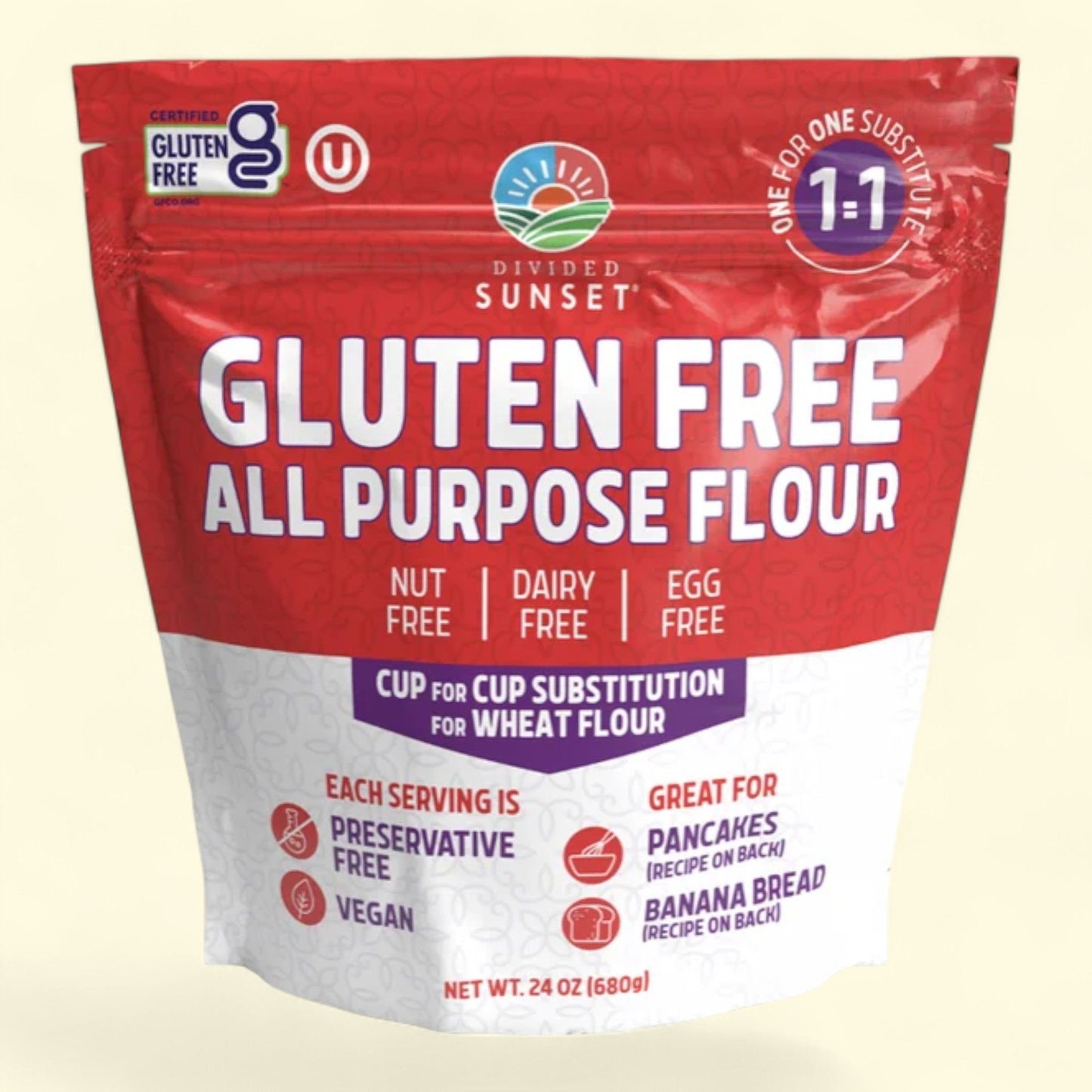 Divided Sunset All-Purpose Flour, 24oz, Gluten Free