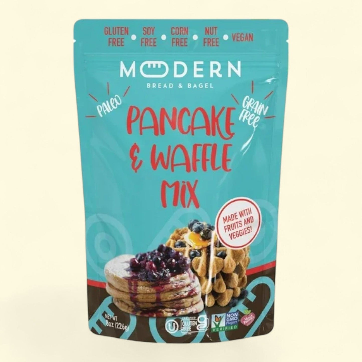 Modern Bread & Bagel Grain-Free & Gluten-Free, Pancake & Waffle Mix, 8oz.