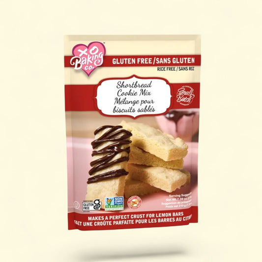 XO Baking Co. Small Batch Shortbread Cookie Mix, 7.39oz, Gluten Free — authentic US product shipped worldwide by Treatspree