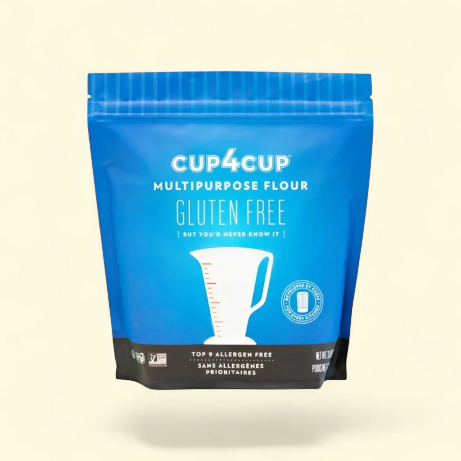 Cup 4 Cup Multipurpose Flour Blend, 3 lb, Gluten Free — authentic US product shipped worldwide by Treatspree