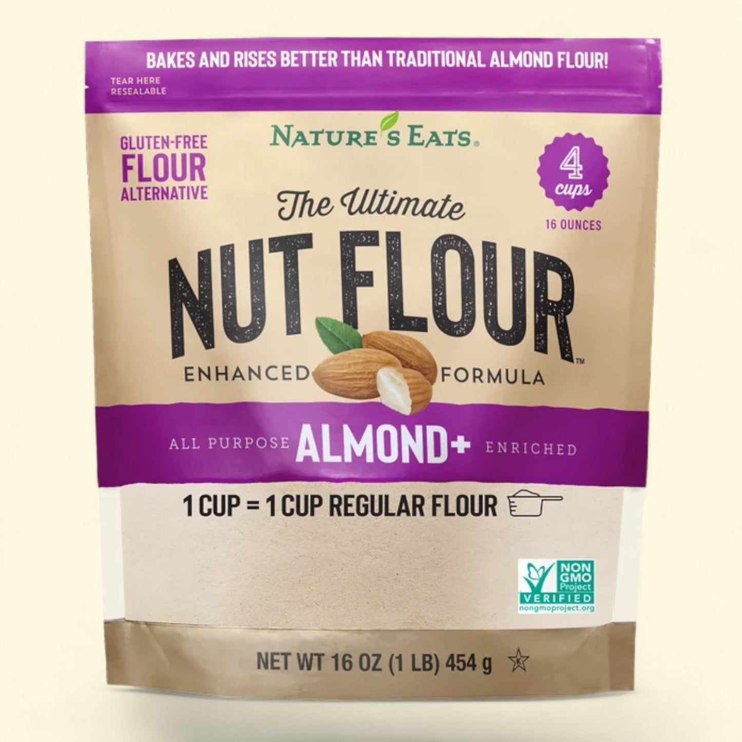 Nature's Eats Almond Flour Plus, 16oz, Gluten Free