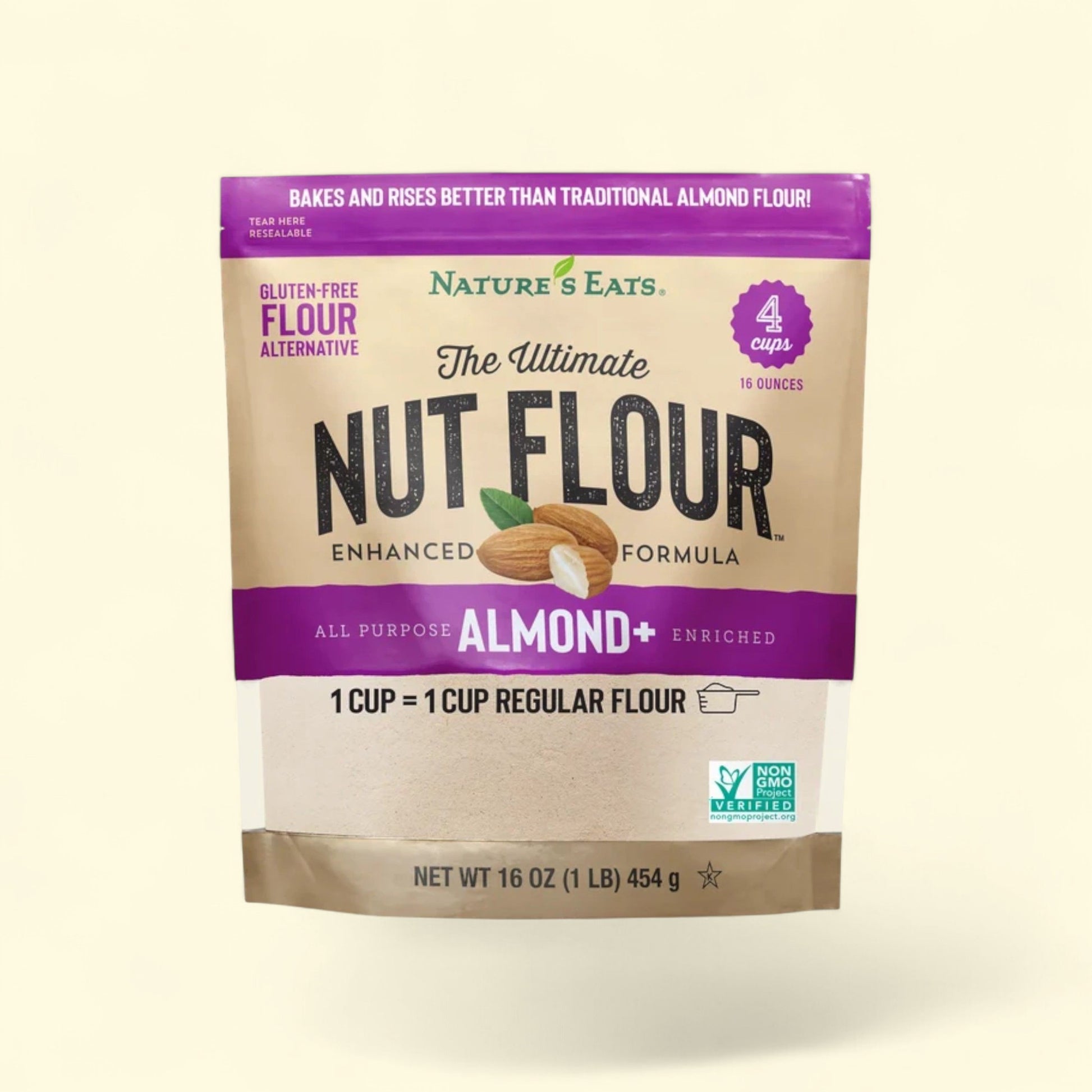 Nature's Eats Almond Flour Plus, 16oz, Gluten Free — authentic US product shipped worldwide by Treatspree