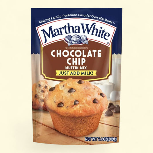 Martha White Chocolate Chip Muffin Mix, 7.4 oz
