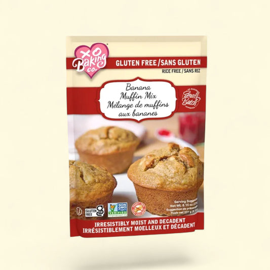 XO Baking Co. Banana Muffin Mix, 8.15oz — authentic US product shipped worldwide by Treatspree