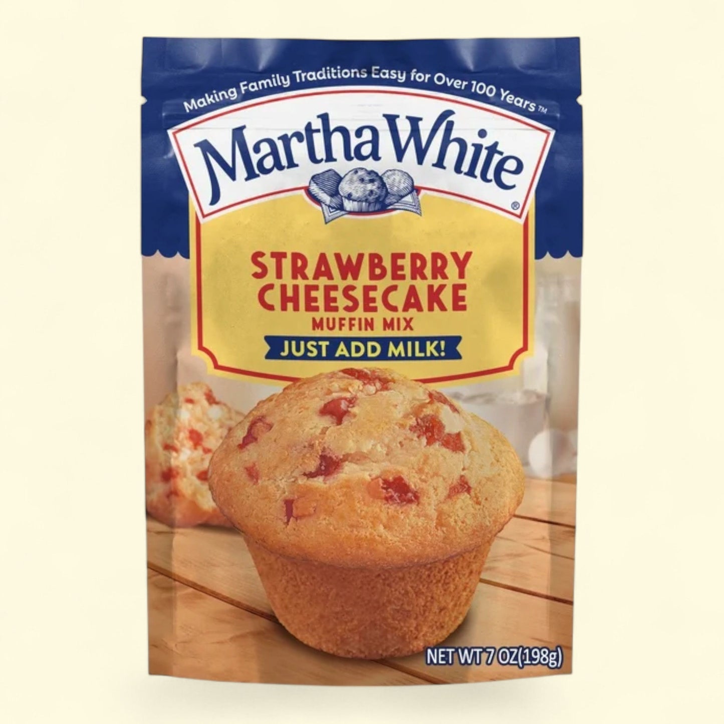 Martha White Strawberry Cheesecake Muffin Mix, 7 oz