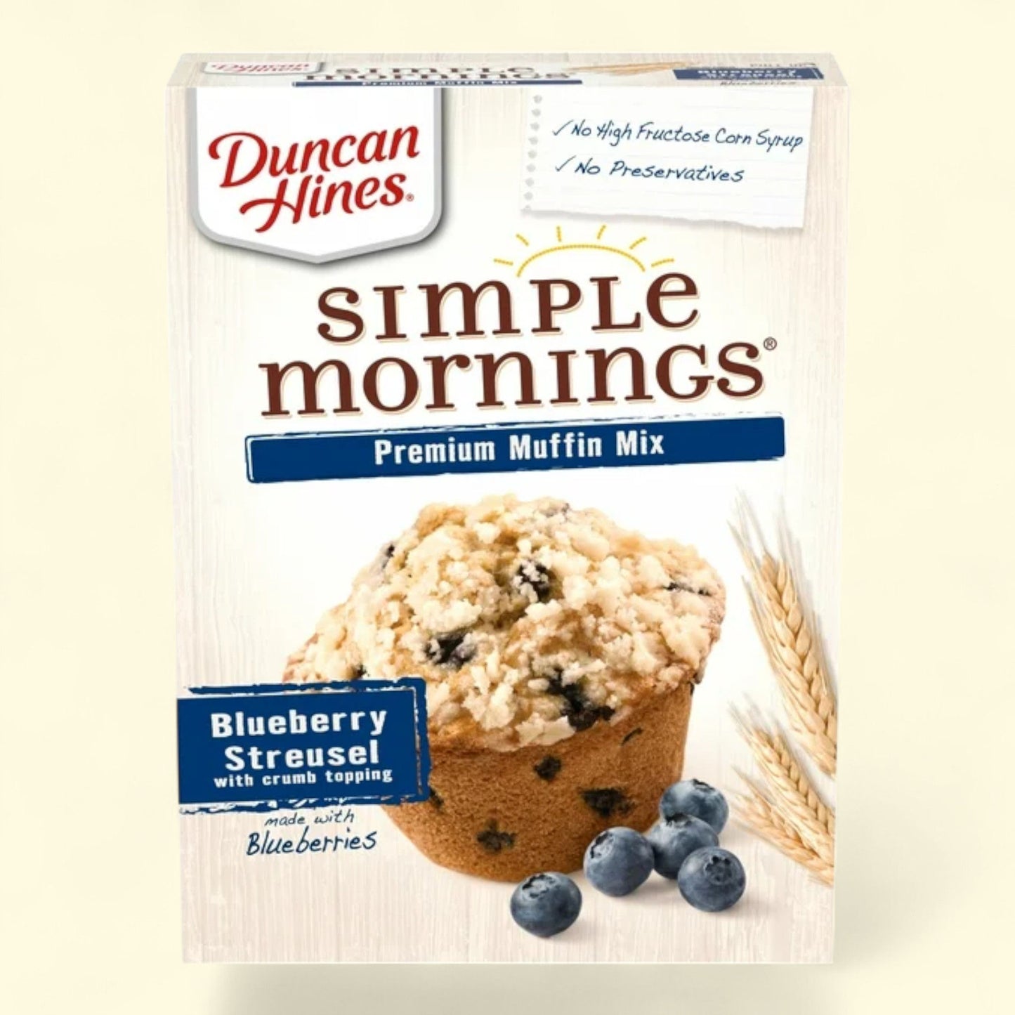 Duncan Hines Blueberry Streusel Muffin Mix, 20.5 oz