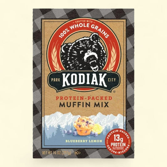Kodiak Protein Packed Muffin Mix, Blueberry Lemon, 14 oz