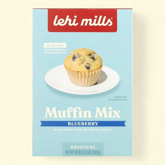 Lehi Roller Mills Blueberry Muffin Mix, 18 oz