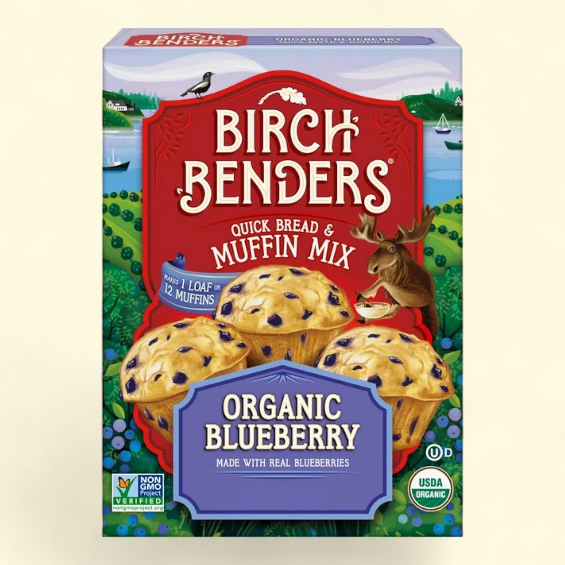 Birch Benders Organic Blueberry Muffin Mix, 13.5 oz