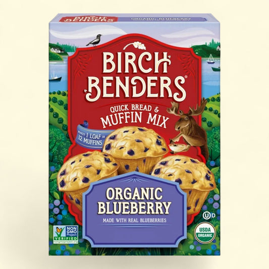 Birch Benders Organic Blueberry Muffin Mix, 13.5 oz