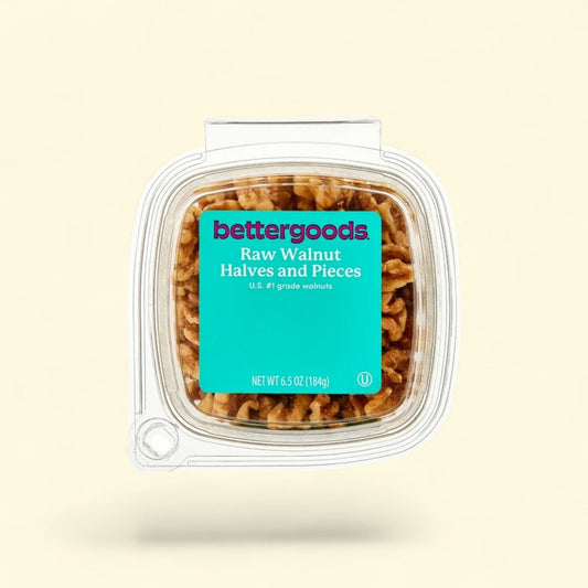 Bettergoods Raw Walnut Halves and Pieces, 6.5 oz — authentic US product shipped worldwide by Treatspree