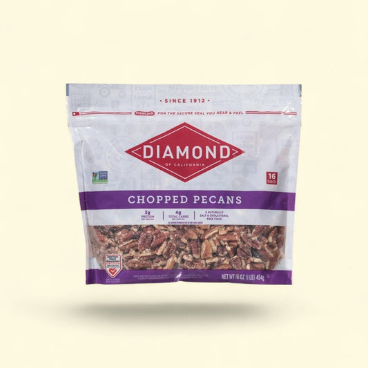 Diamond of California Chopped Pecans, 16oz — authentic US product shipped worldwide by Treatspree