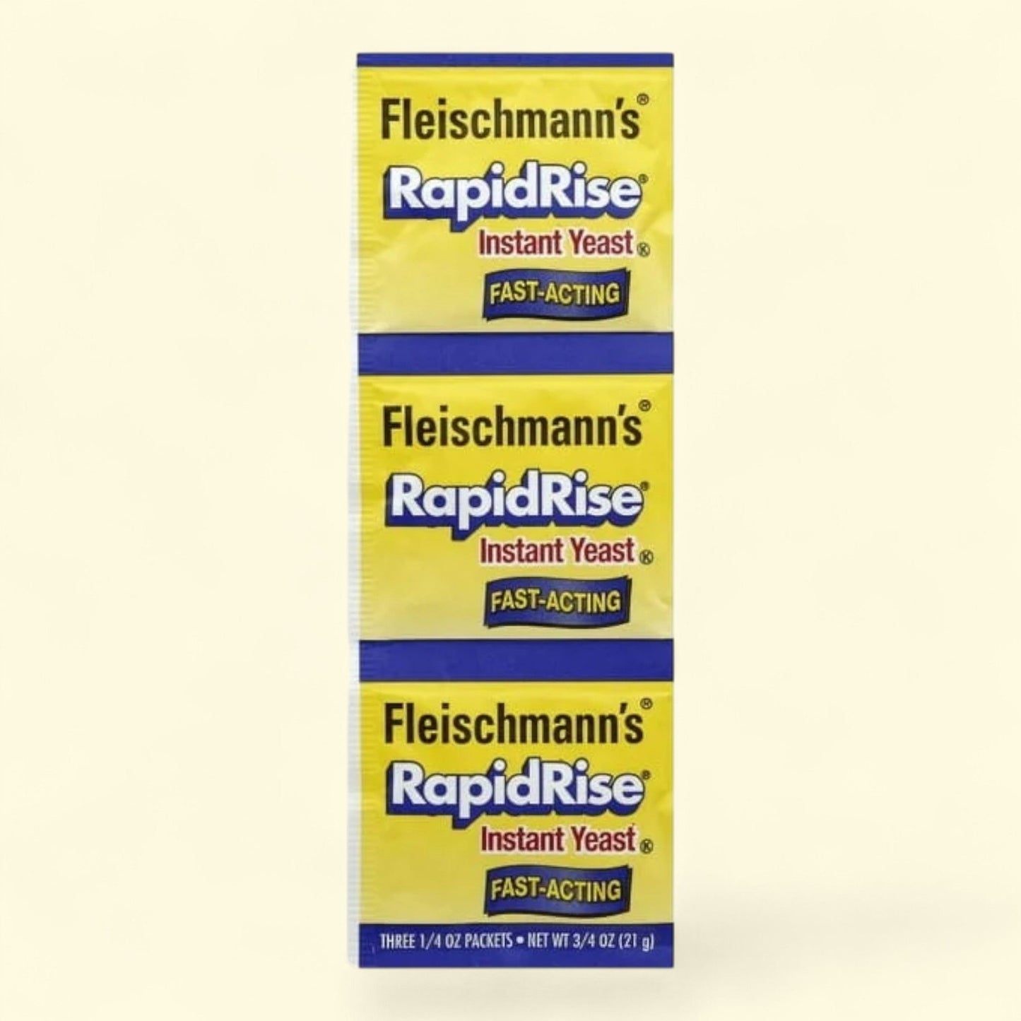 Fleischmann's RapidRise Instant Yeast, 1/4 oz, 3 Count