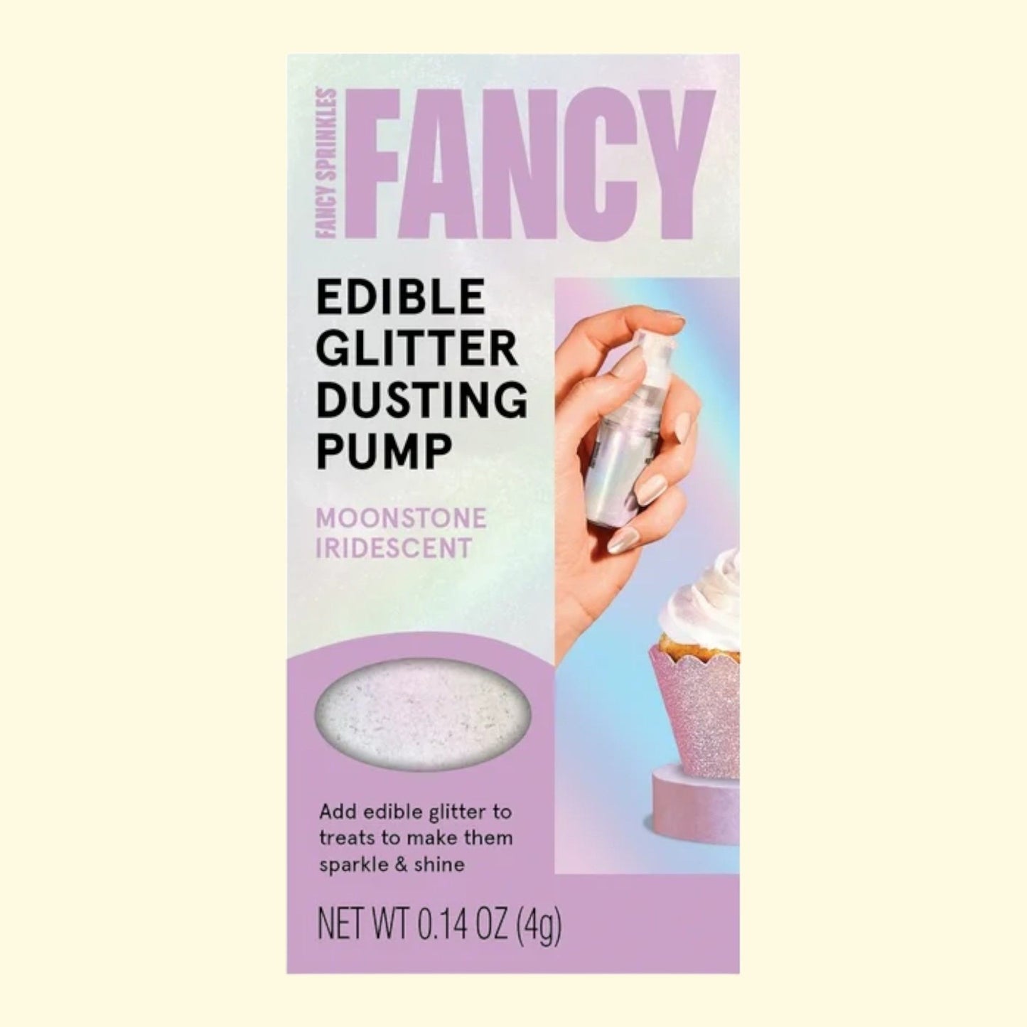 Fancy Sprinkles Moonstone Iridescent Glitter Dusting Pump, 0.14 oz