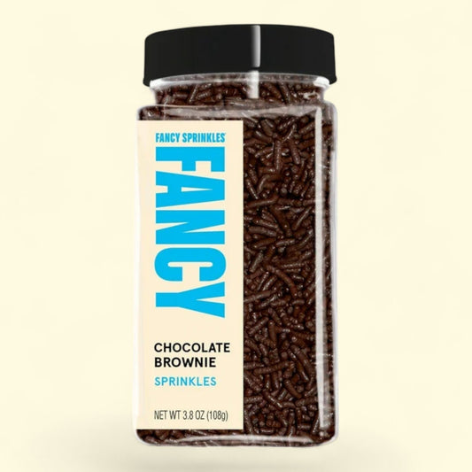 Fancy Sprinkles Chocolate Crunch Sprinkles, 3.8 oz