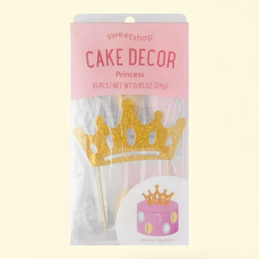 SweetShop Cake Decoration Kit, Princess, 10 Piece
