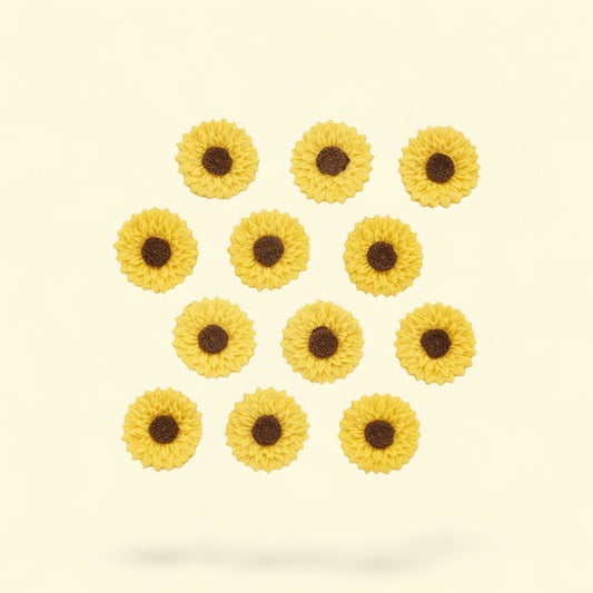 Wilton Sunflower Icing Decorations, 12-Count — authentic US product shipped worldwide by Treatspree