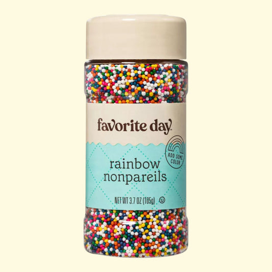 Favorite Day Rainbow Non-Pareils, 3.7oz