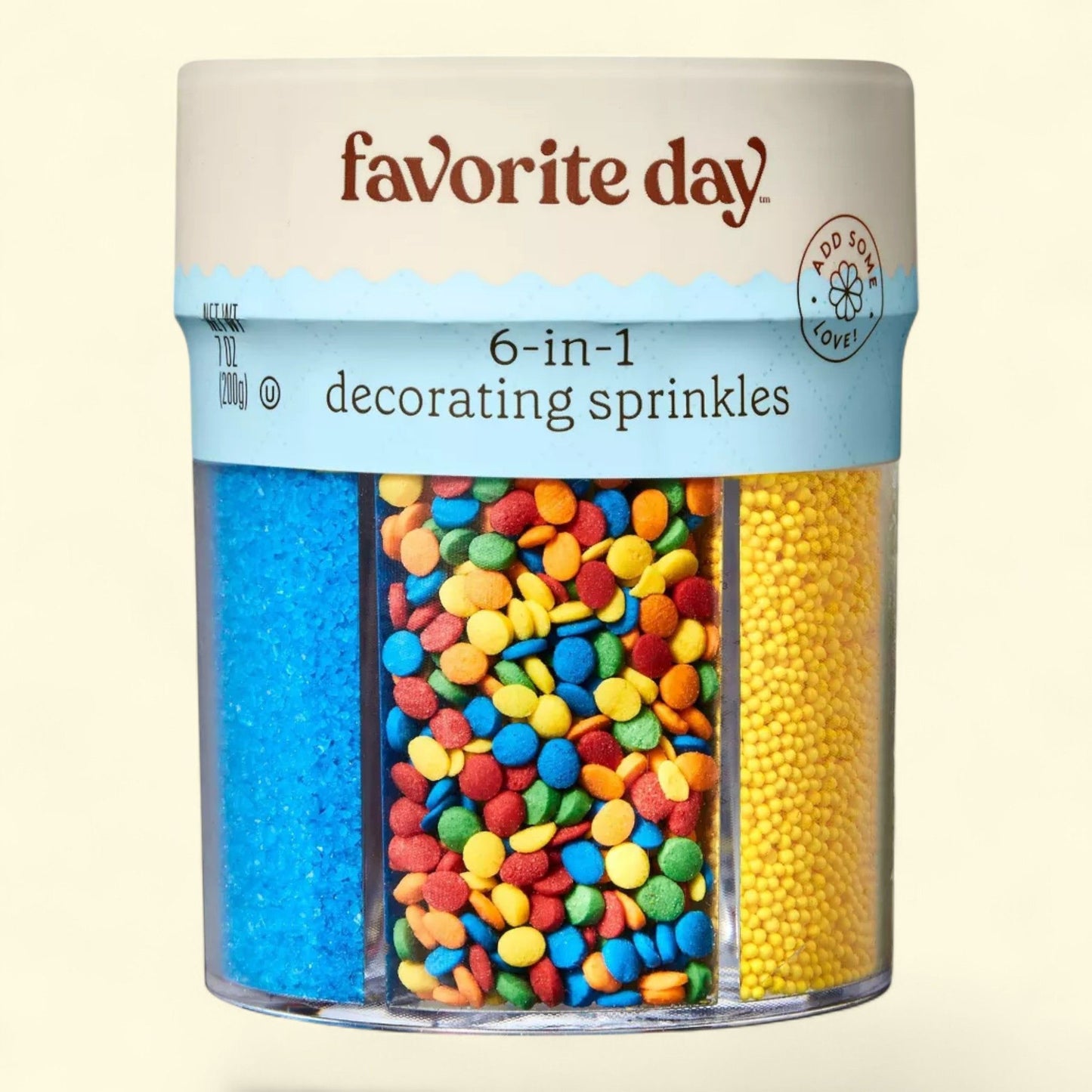 Favorite Day Rainbow 6 Cell Sprinkle Mix, 7oz