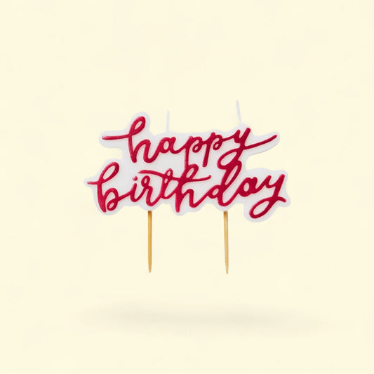 Spritz Happy Birthday Candle, Hot Pink, 1 count — authentic US product shipped worldwide by Treatspree