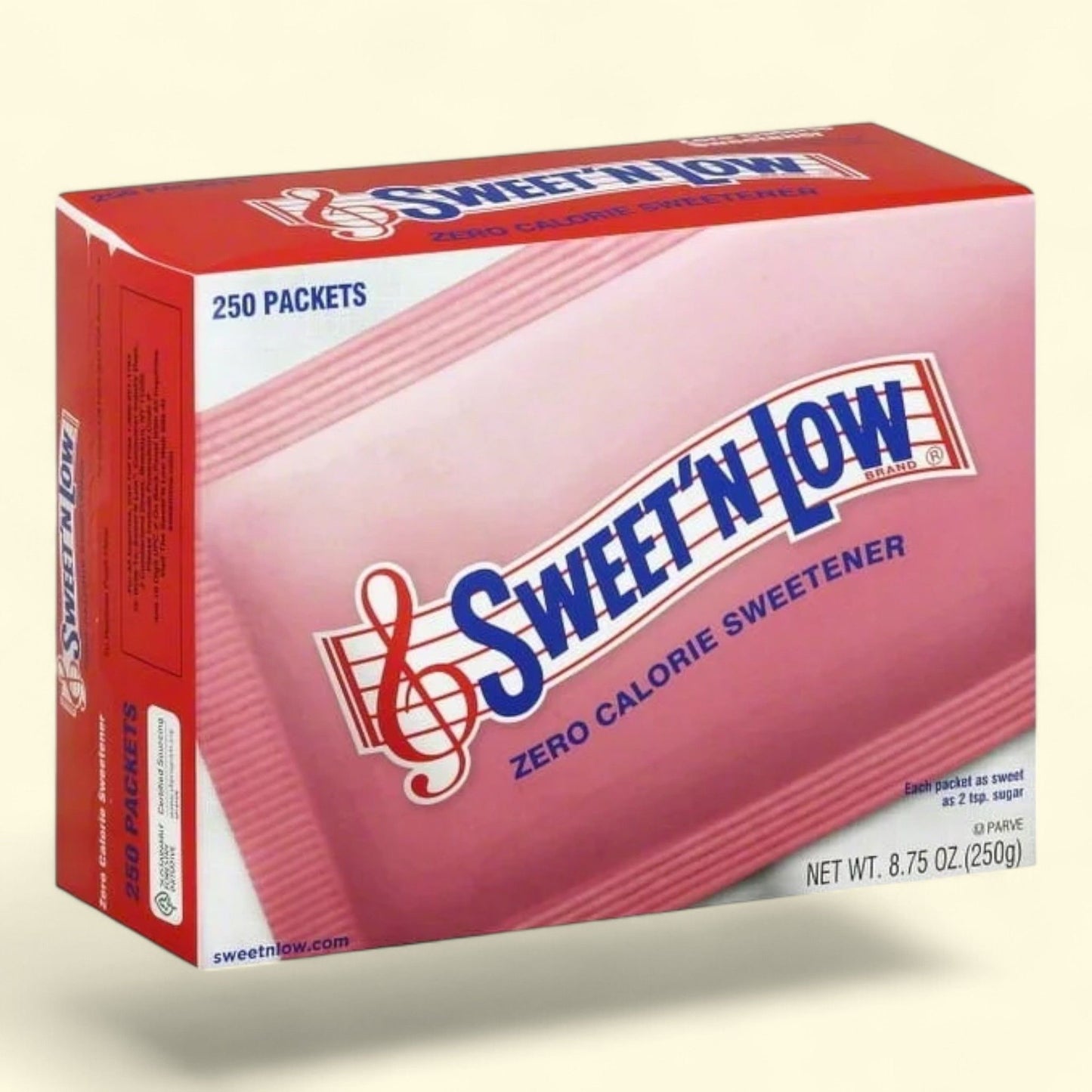 Sweet'N Low Zero Calorie Sweetener, 250 count, 8.8 oz