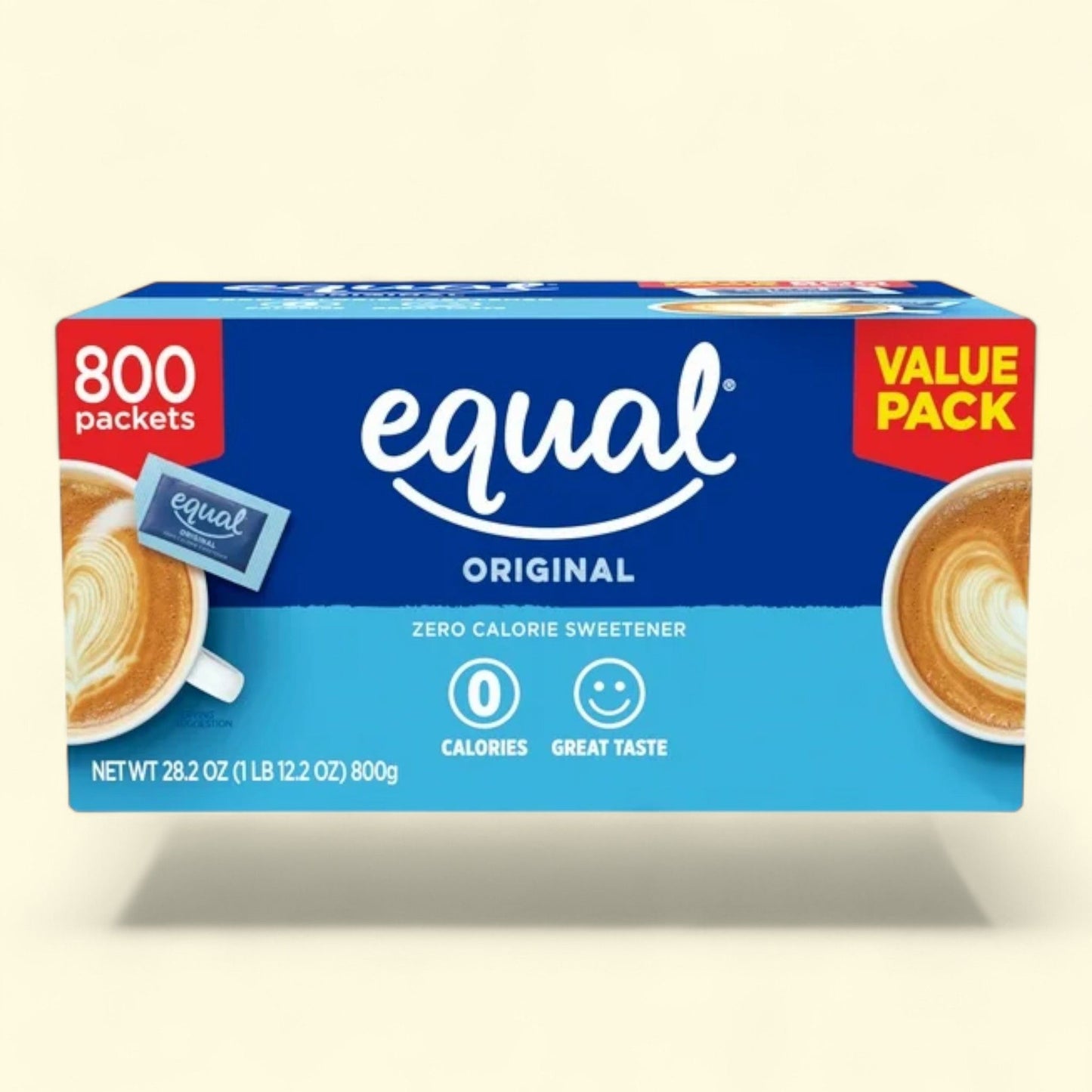 EQUAL Zero Calorie Sweetener, 800 Packets