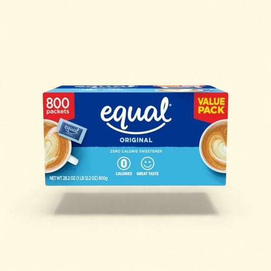 EQUAL Zero Calorie Sweetener, 800 Packets — authentic US product shipped worldwide by Treatspree