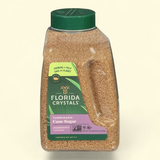 Florida Crystals Turbinado Cane Sugar, 44 oz