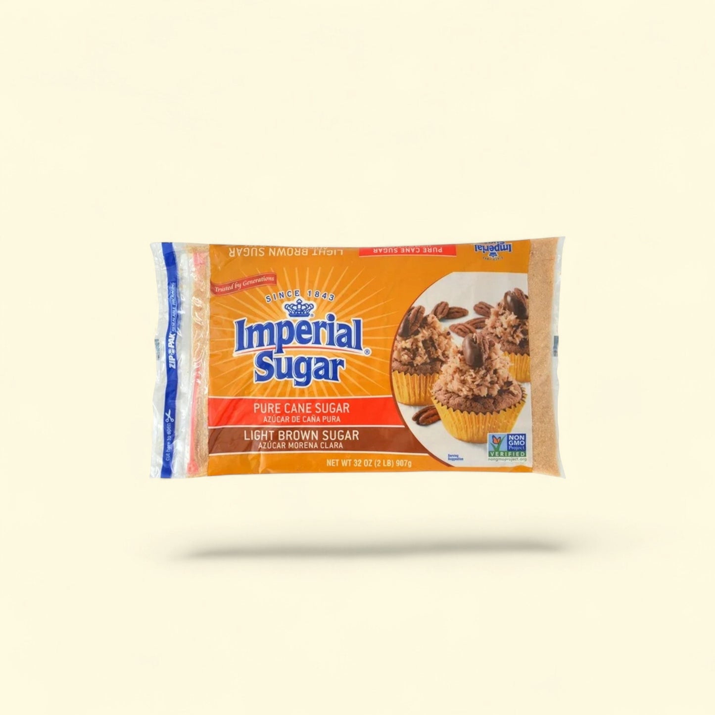 Imperial Sugar Light Brown Sugar, 32 oz — authentic US product shipped worldwide by Treatspree
