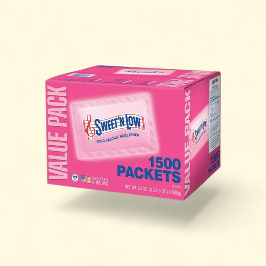 Sweet'N Low Zero Calorie Sweetener, 1500 count, 53 oz — authentic US product shipped worldwide by Treatspree