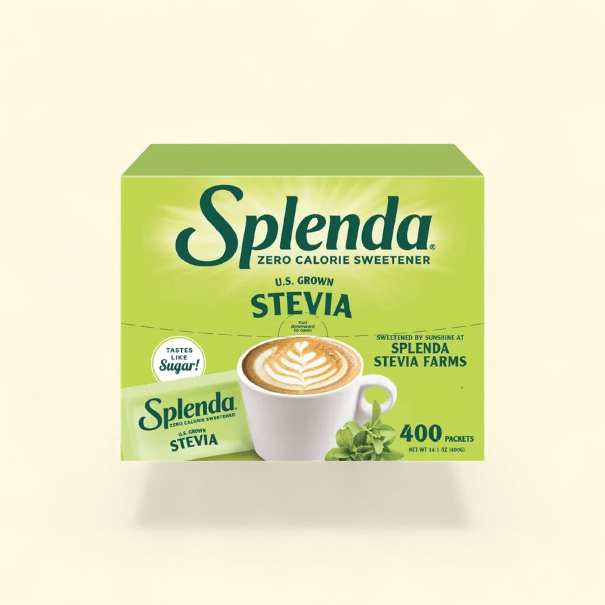 Splenda Stevia Sweetener Packets, 400CT — authentic US product shipped worldwide by Treatspree