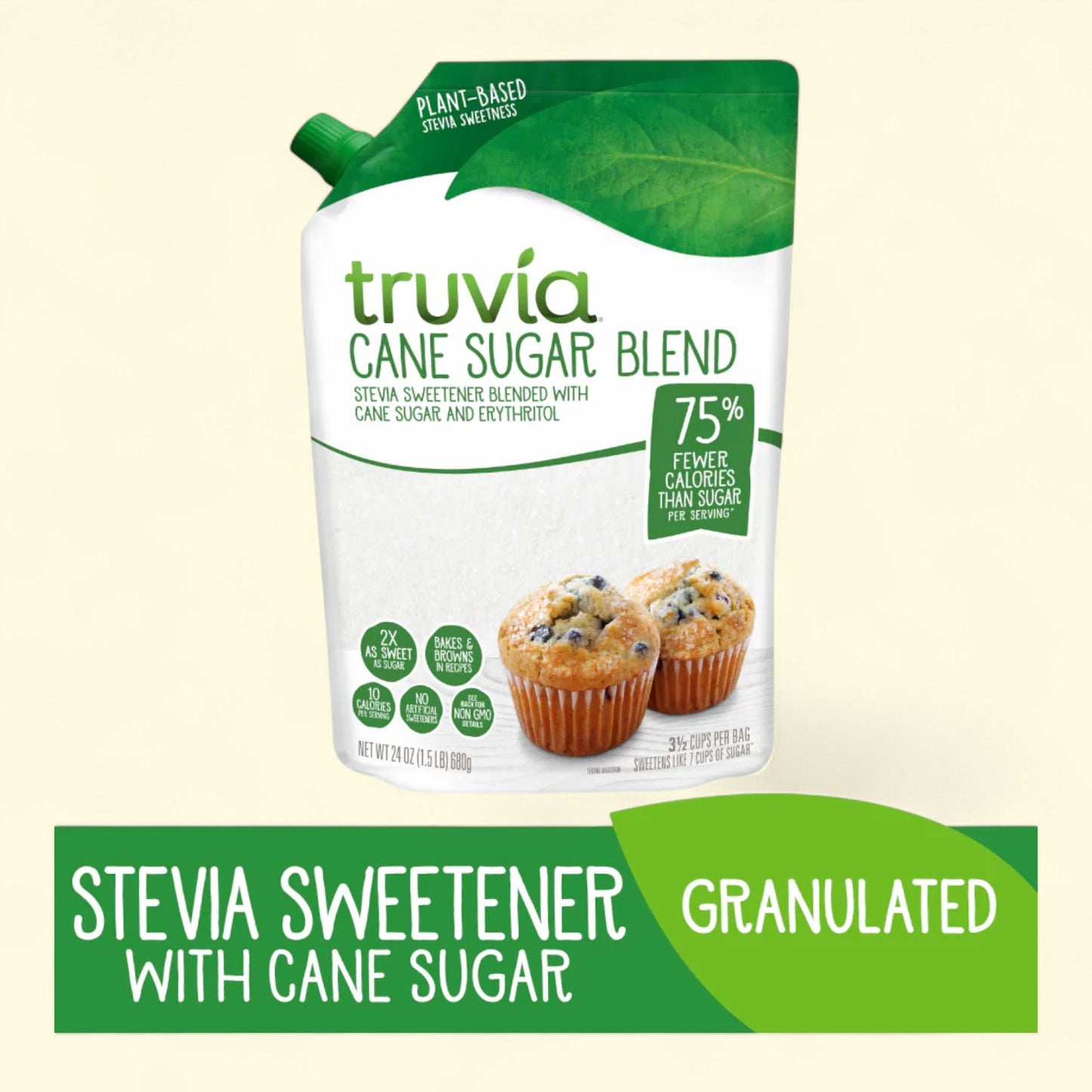 Truvia Cane Sugar Blend, 24 oz