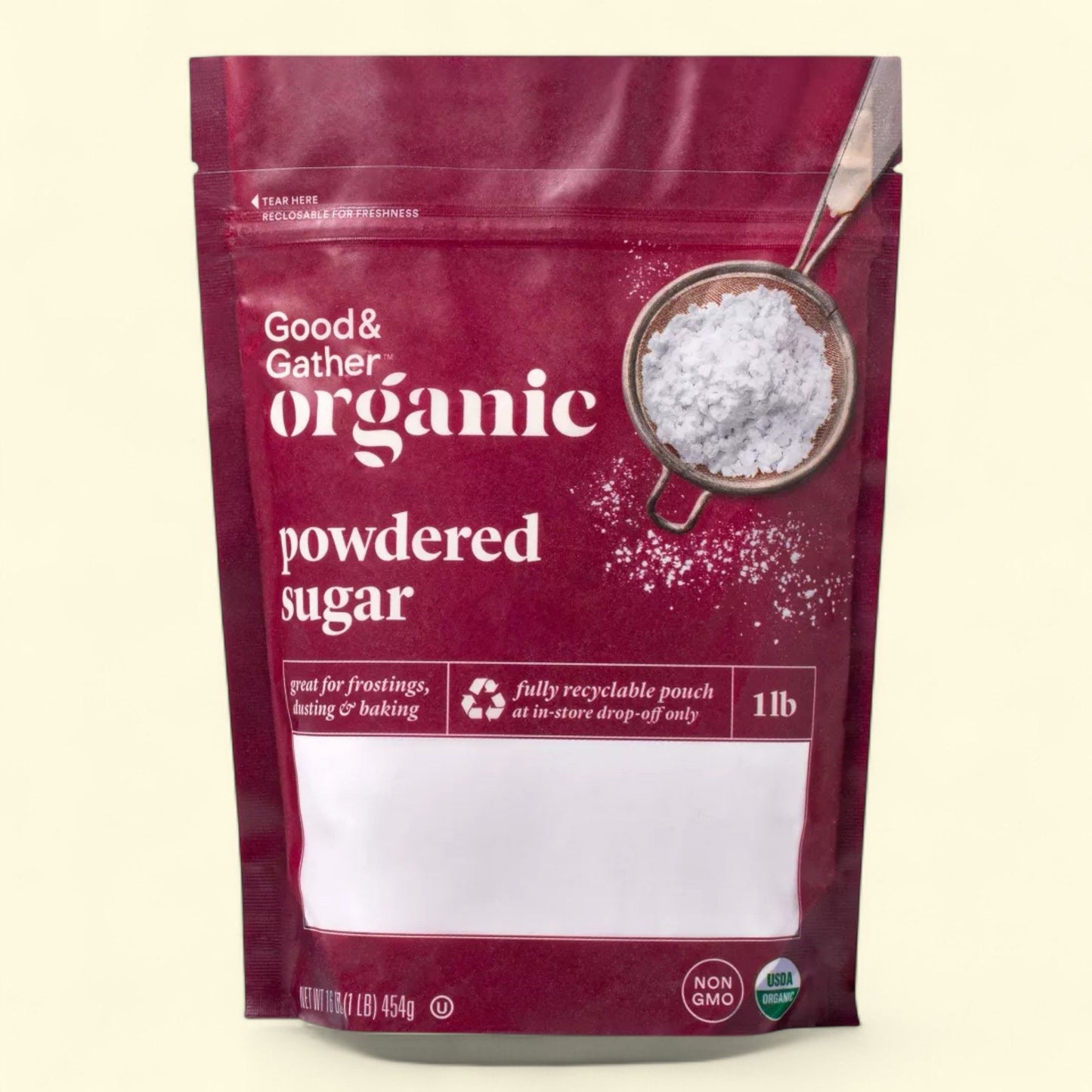 Good & Gather Organic Powdered Sugar, 16oz