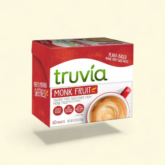 Truvia Monk Fruit Packets, 4.23oz — authentic US product shipped worldwide by Treatspree