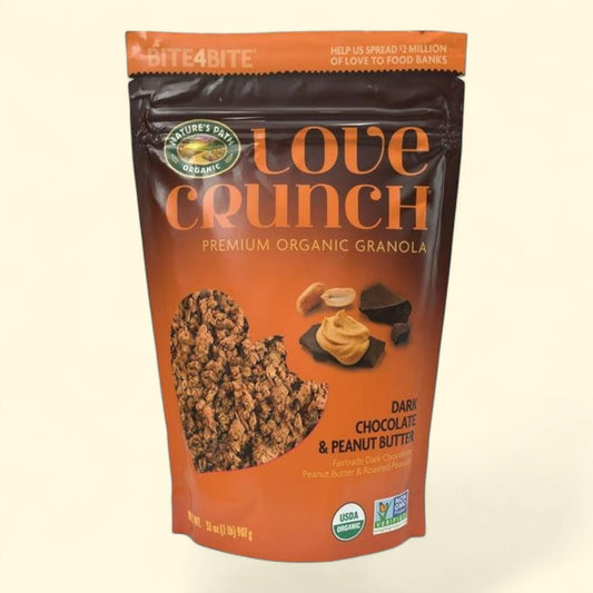 Nature's Path Love Crunch Organic Dark Chocolate & Peanut Butter Granola, 32 oz.